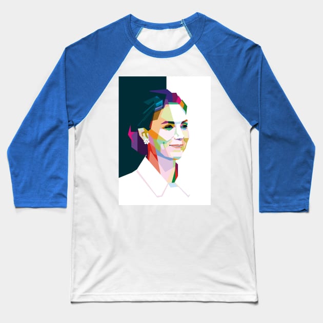 WPAP kate middleton Baseball T-Shirt by pucil03